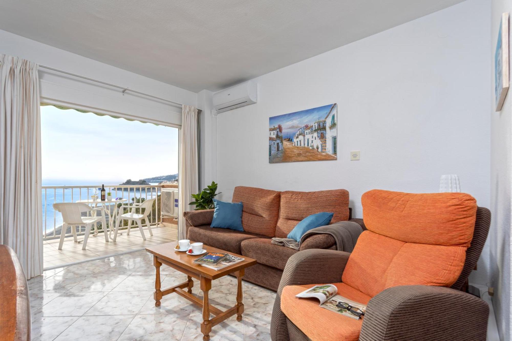 1003 - Seafront Apartment On El Paseo - Air Conditionning - Wi-Fi - Smart Tv Almuñécar Buitenkant foto